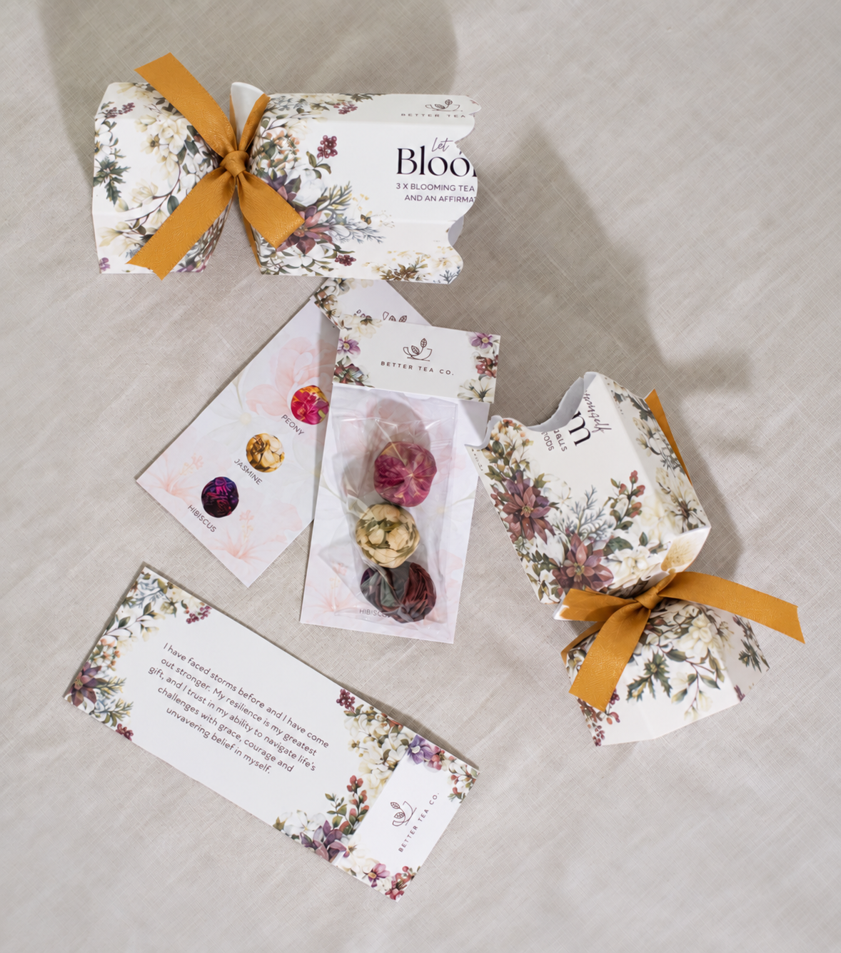 Better Tea Co Blooming Tea Bonbon Gold