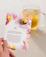 Blooming Tea Affirmation Greeting Card