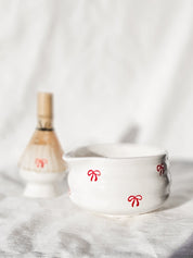 Heartfelt Matcha Set (bows) - 5 - Piece Starter Kit - Better Tea Co.