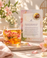 Blooming Tea Affirmation Gift Card - Bouquet