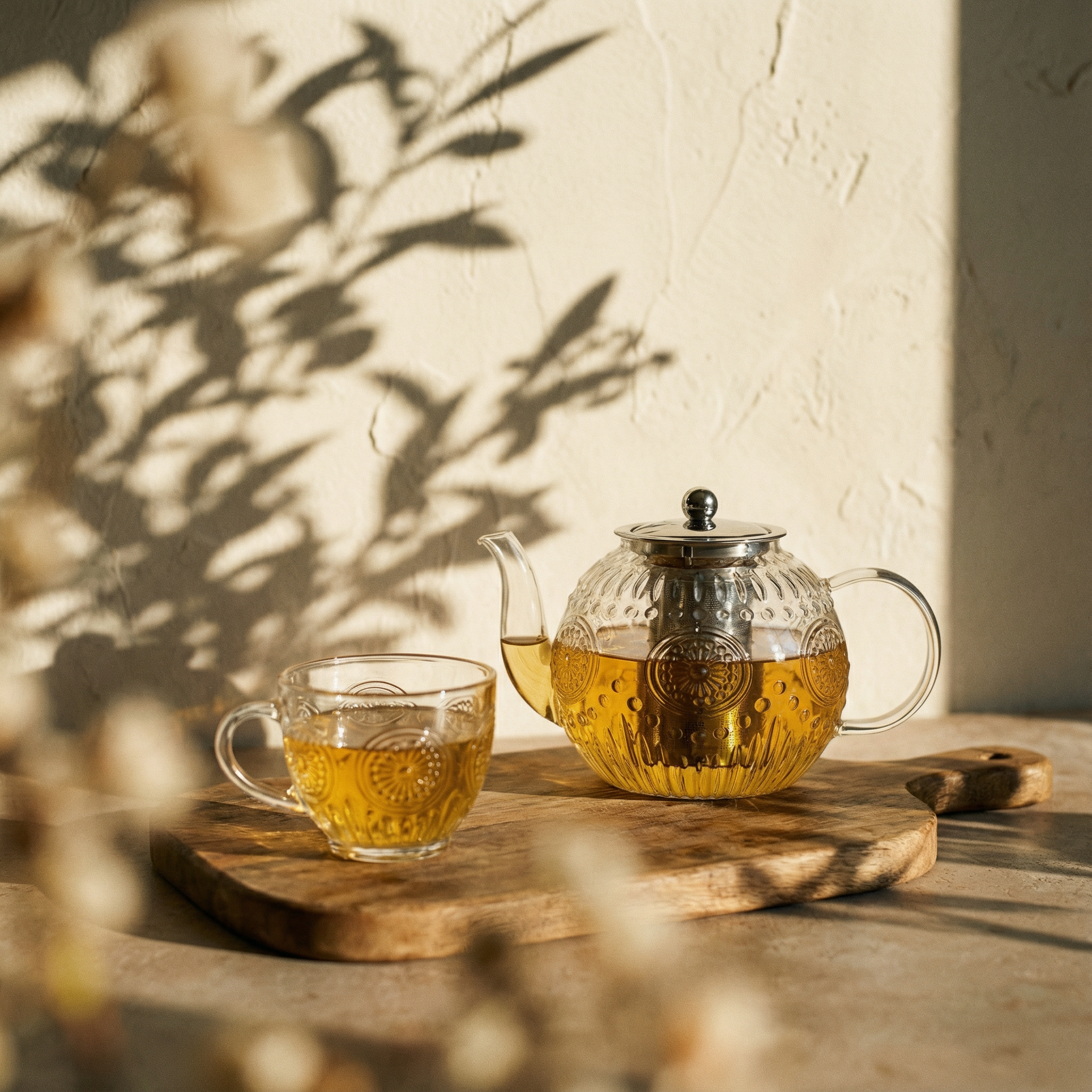 Vintage Glass Teapot (1500ml)