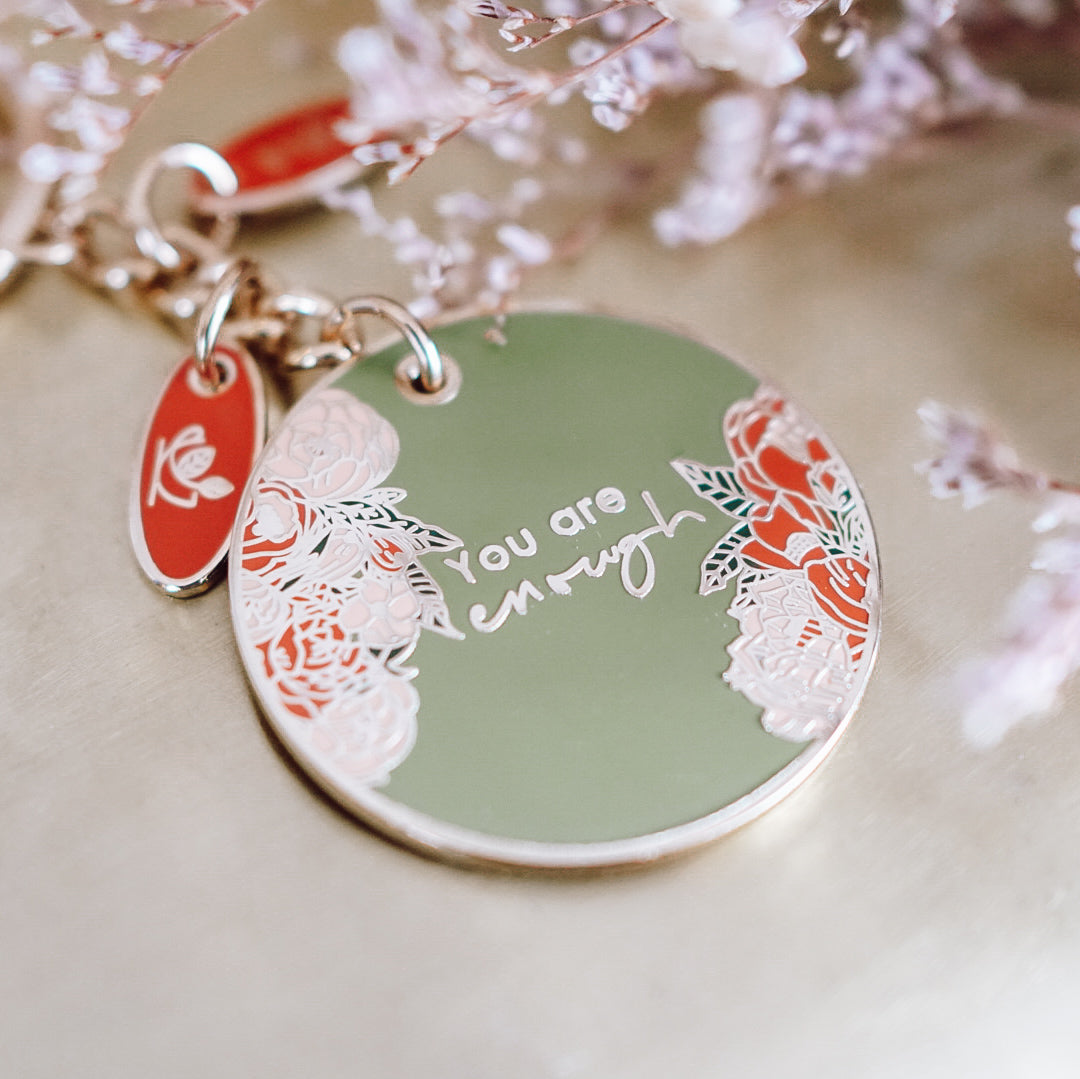 'You are enough' Keyring